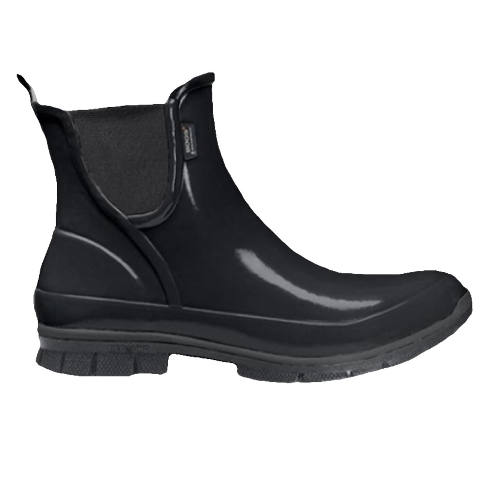 NWT Bogs Amanda Slip-On Rain Boot Black